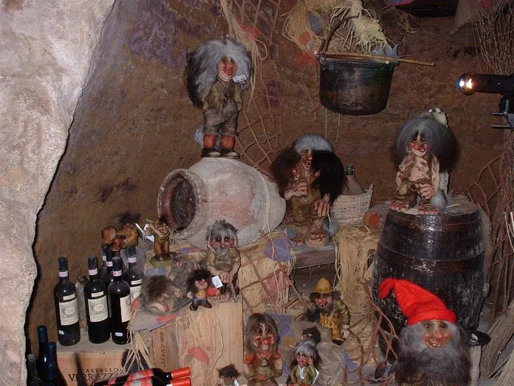Volterra trolls in wine dungeon